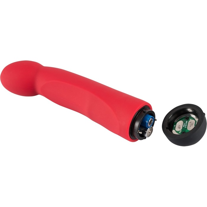Красный вибратор с 10 режимами вибрации Colorful Joy Ripple - 16,5 см - You2Toys. Фотография 6.