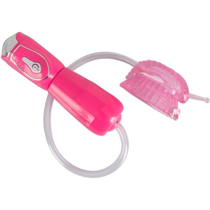Розовая помпа-бабочка для клитора Permanent Kiss - You2Toys. Фотография 2.