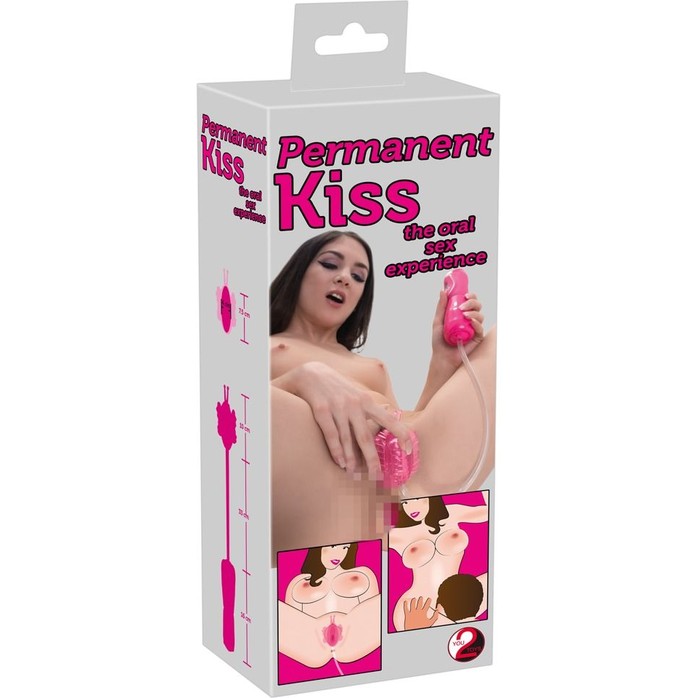 Розовая помпа-бабочка для клитора Permanent Kiss - You2Toys. Фотография 3.