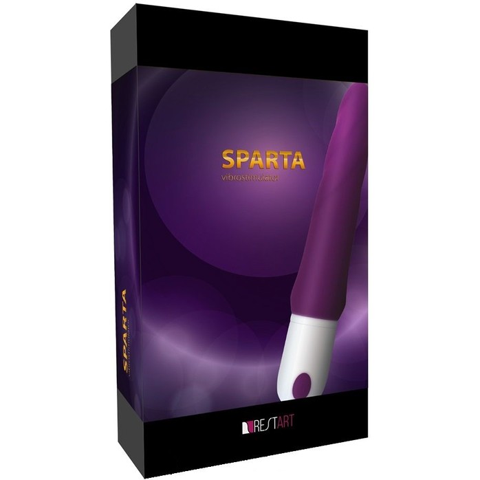 Фиолетовый гибкий рельефный вибратор Sparta - 23 см. Фотография 4.