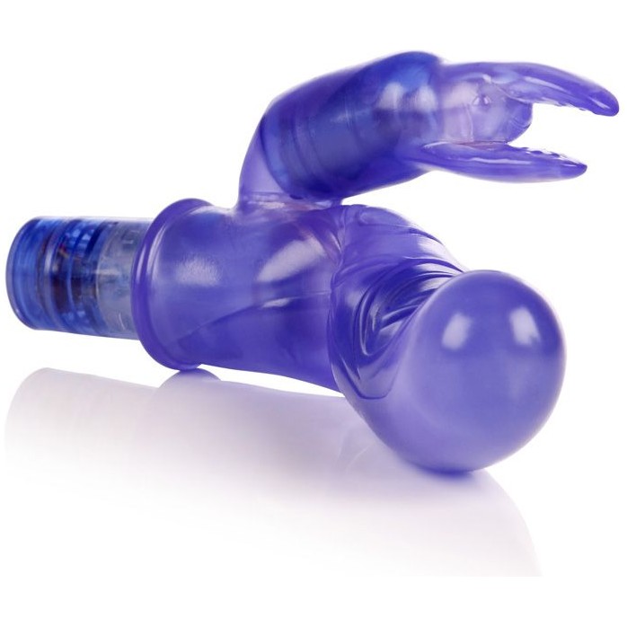 Фиолетовый вибромассажер 10-Function Bendie Bounding Bunny Vibes - 22,8 см - Bendies. Фотография 3.