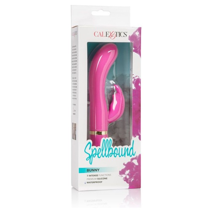Вибромассажер Spellbound Bunny с загнутым кончиком - 17,8 см - Spellbound. Фотография 2.