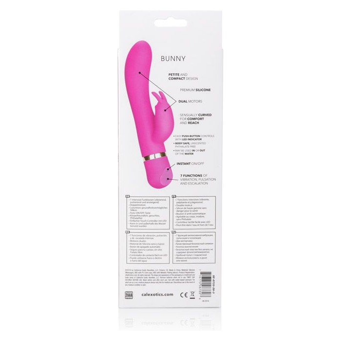 Вибромассажер Spellbound Bunny с загнутым кончиком - 17,8 см - Spellbound. Фотография 3.