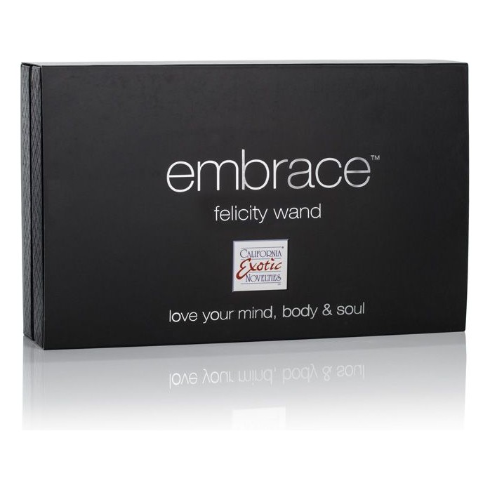 Розовый вибромассажер Embrace Felicity Wand - 21 см - Embrace. Фотография 4.