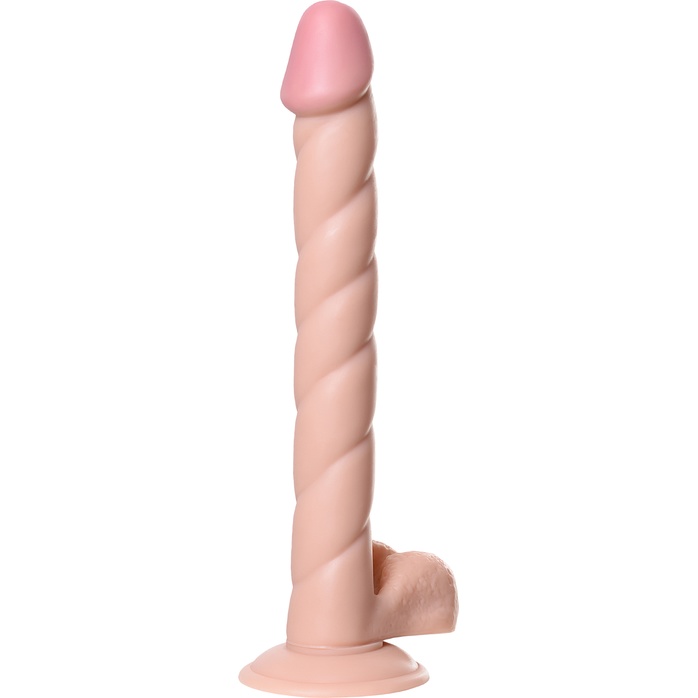 Длинный фаллоимитатор с присоской - 31,5 см - RealStick Nude. Фотография 3.