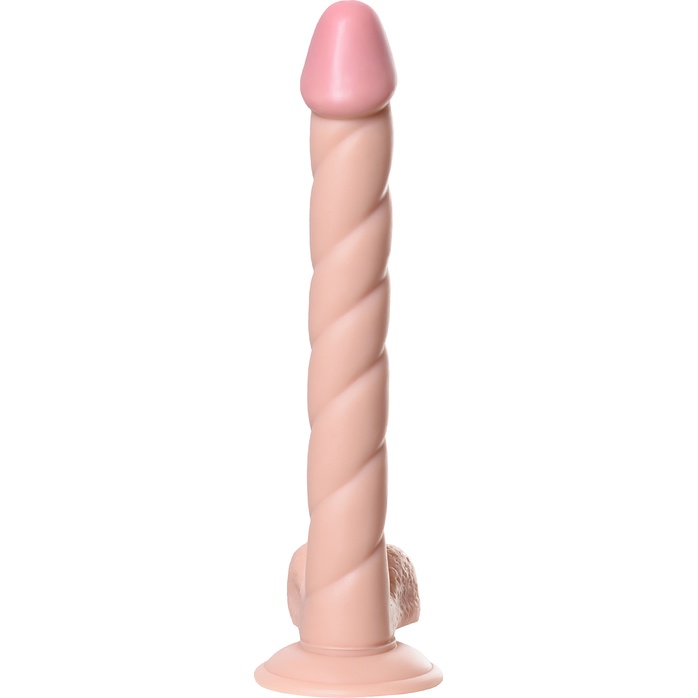 Длинный фаллоимитатор с присоской - 31,5 см - RealStick Nude. Фотография 4.