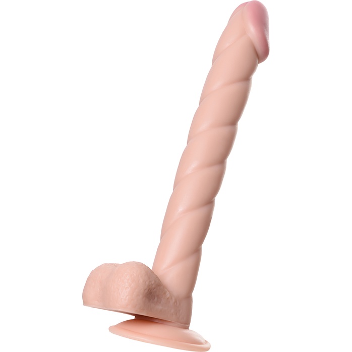 Длинный фаллоимитатор с присоской - 31,5 см - RealStick Nude. Фотография 6.