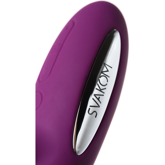Фиолетовый вибратор Adonis с нагреваемой головкой - 20 см. Фотография 10.