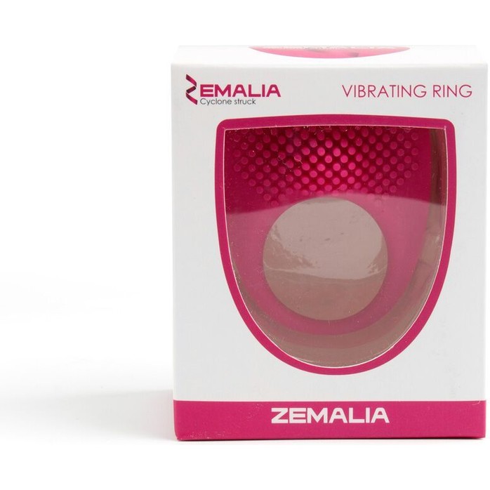 Розовое эрекционное кольцо Zemalia Armour - Zemalia. Фотография 4.