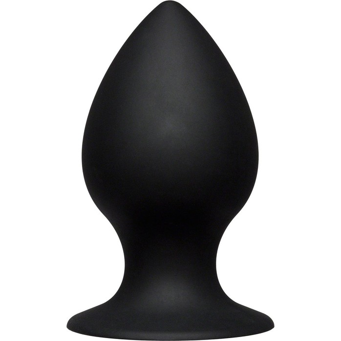Чёрная анальная пробка Kink Ace Silicone Plug 4.5 - 11,43 см - Kink