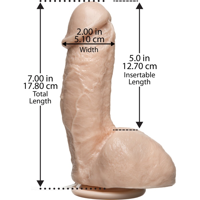 Фаллоимитатор с имитацией семяизвержения The Amazing Squirting Realistic Cock - 18,8 см - The Realistic Cock. Фотография 2.