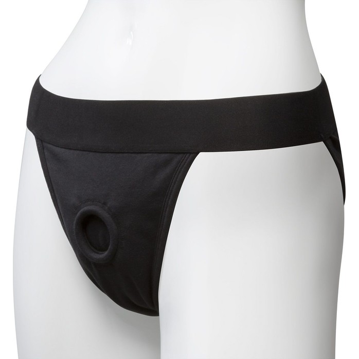 Трусики с плугом Vac-U-Lock Panty Harness with Plug Full Back - L/XL - Vac-U-Lock. Фотография 3.