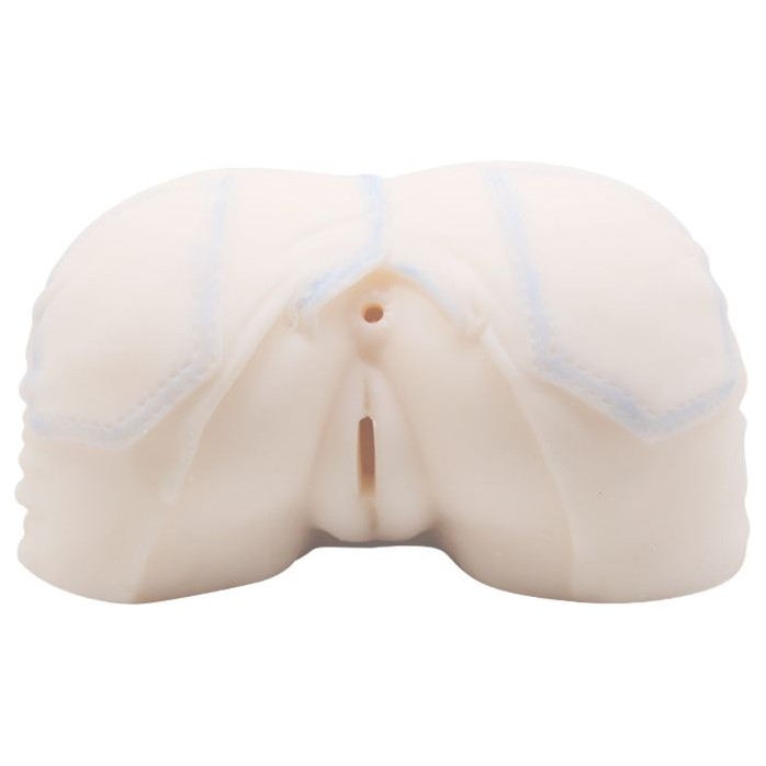 Мастурбатор-попка с двойной вибрацией и двумя входами. Фотография 2.