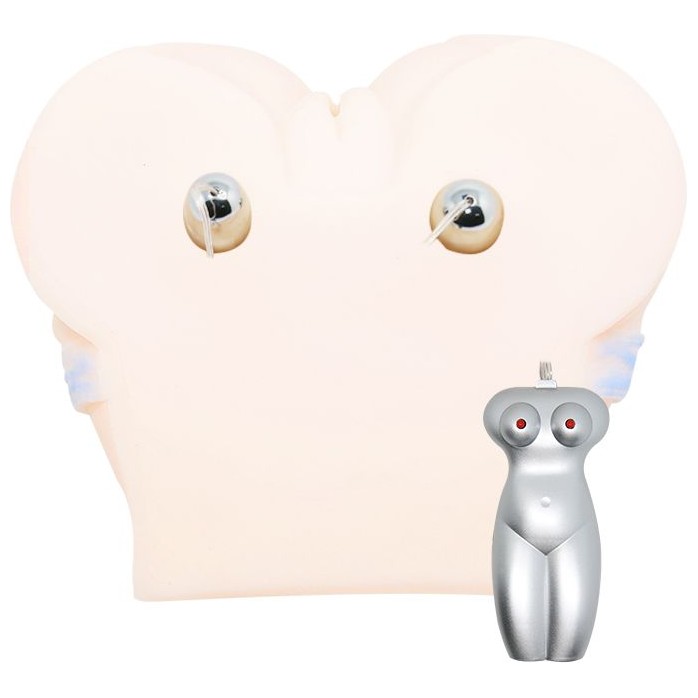 Мастурбатор-попка с двойной вибрацией и двумя входами. Фотография 3.