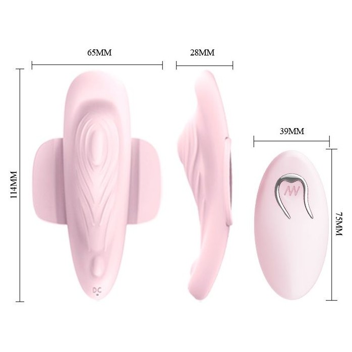 Клиторальный стимулятор Fairy Boat с дистанционным управлением - Pretty Love. Фотография 4.