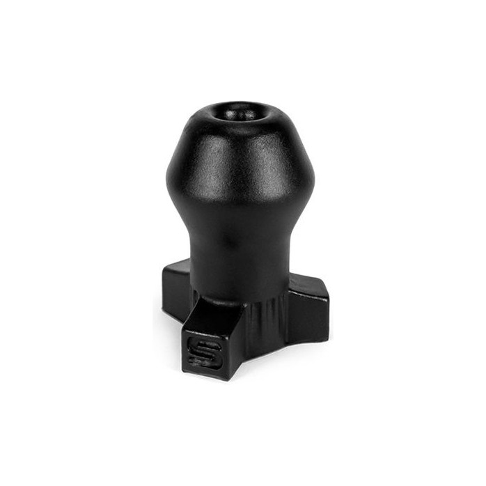 Анальная боеголовка Oxballs Ass Bomb Filler Plug Black S - 7,5 см