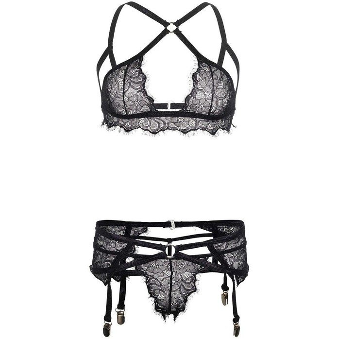 Восхитительный кружевной комплект из 3 предметов. Фотография 4.