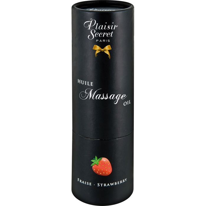 Массажное масло с ароматом клубники Huile de Massage Gourmande Fraise des Bois - 59 мл. Фотография 2.
