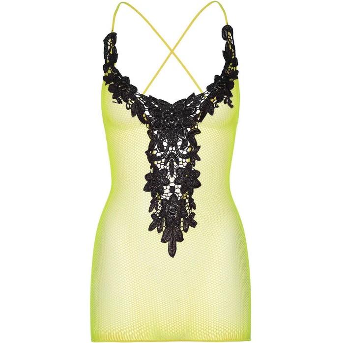 Ажурное мини-платье с кружевом. Фотография 5.