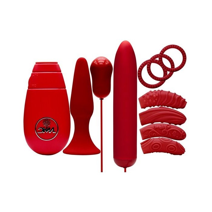 Красный вибронабор FLIRTY KIT SET - Flirty Kit Set