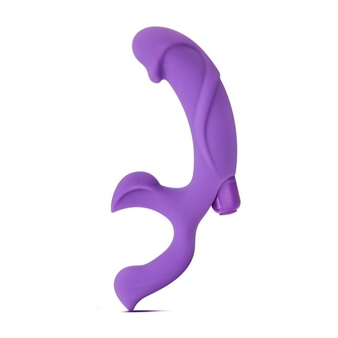 Фиолетовый массажёр простаты с вибрацией Adonis - Luxe