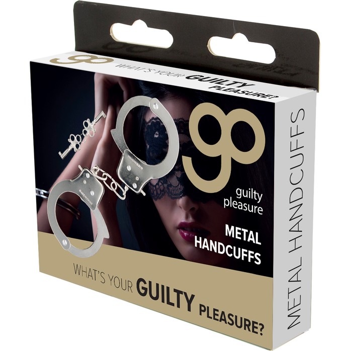 Наручники из листового металла с ключами Metal Handcuffs - Guilty Pleasure. Фотография 2.