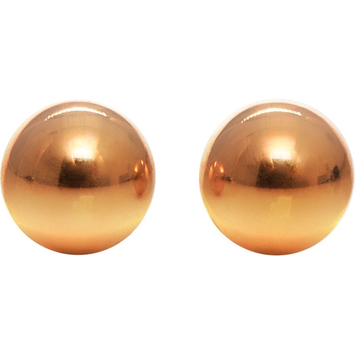 Золотистые вагинальные шарики Entice Weighted Kegel Balls - Entice