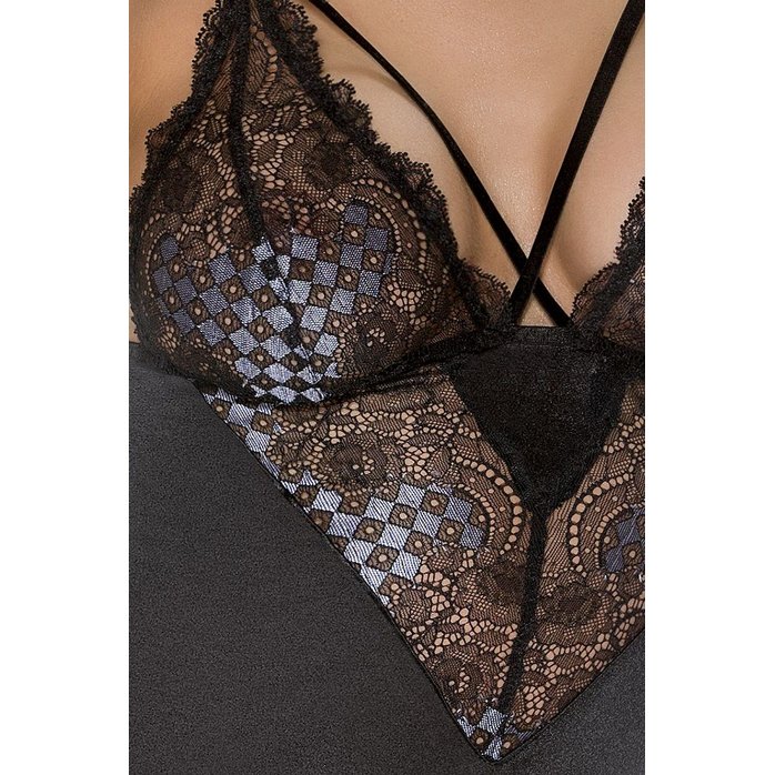 Облегающая сорочка Giorgia с ажурным лифом. Фотография 3.