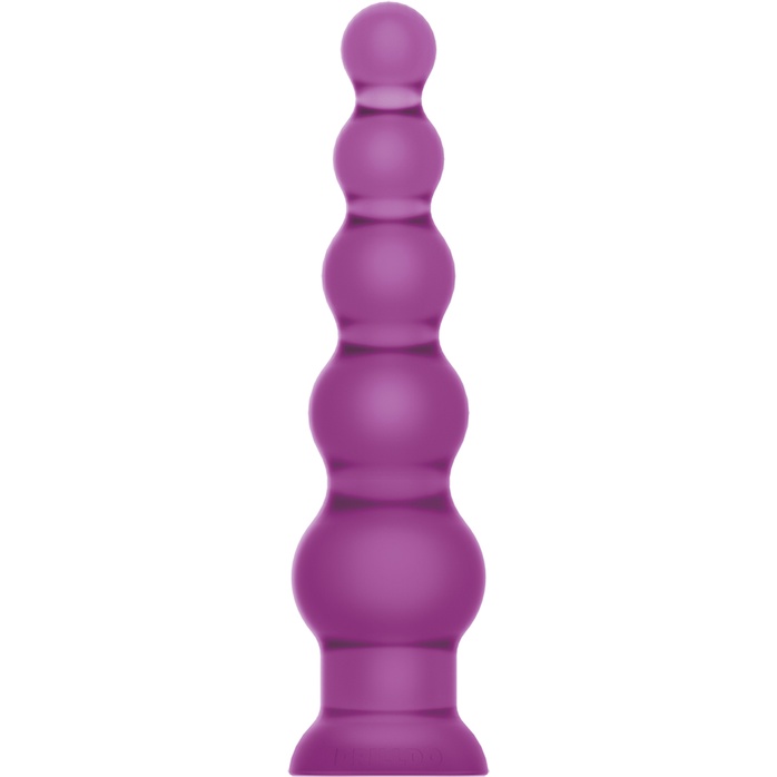 Фиолетовая анальная елка для DRILLDO в комплекте с бит-адаптером - 20 см
