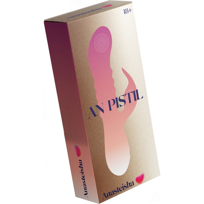 Сливовый вибратор-кролик AN Pistil - 20 см. Фотография 6.