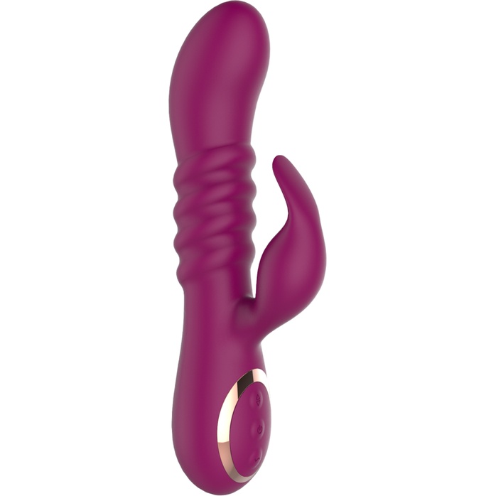 Сливовый вибратор-кролик AN Pistil - 20 см
