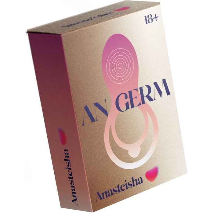 Сливовое эрекционное виброкольцо кольцо AN Germ. Фотография 6.