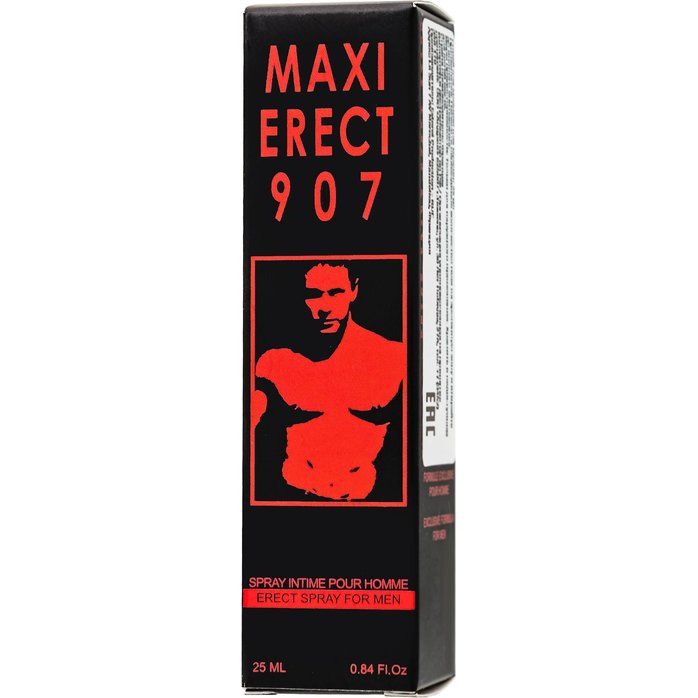 Стимулирующий спрей для мужчин Maxi Erect 907 - 25 мл. Фотография 5.