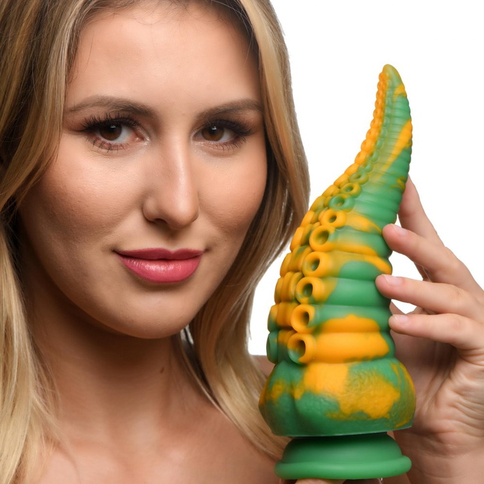 Фантазийный фаллоимитатор в форме щупальца Monstropus Tentacled Monster Silicone Dildo - 21,6 см - Creature Cocks. Фотография 8.