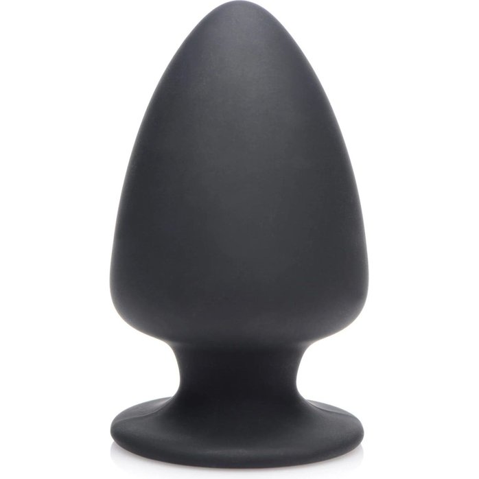 Черная мягкая анальная пробка Squeezable Small Anal Plug - 9 см - Squeeze-it