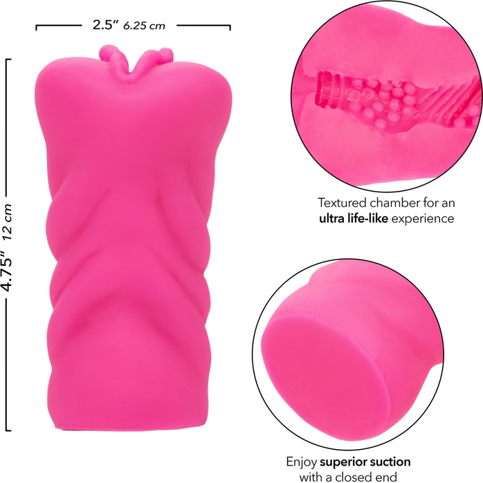 Розовый мастурбатор Stroker Kitty - Anime. Фотография 4.