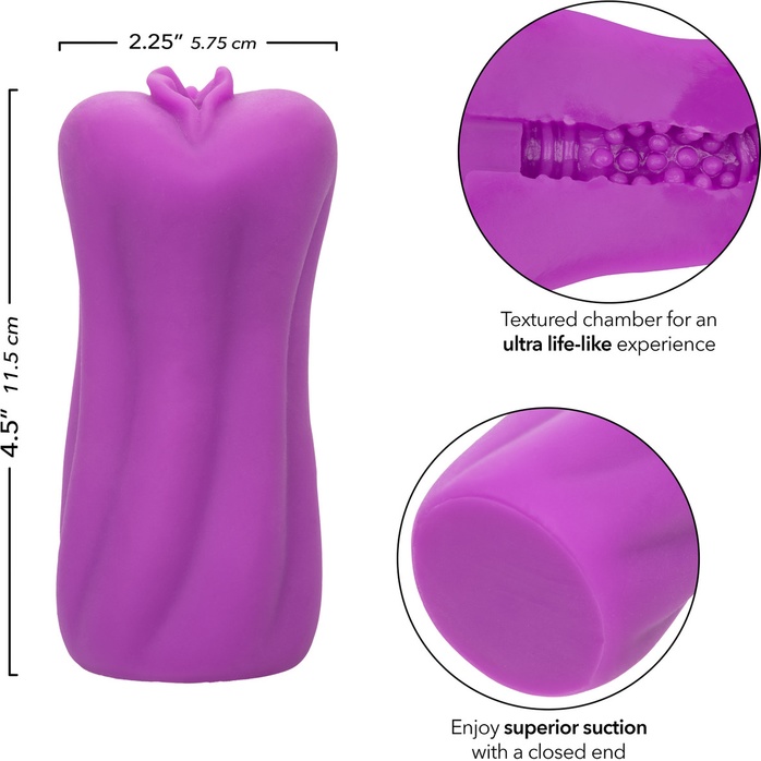 Фиолетовый мастурбатор-вагина Stroker Roxy - Anime. Фотография 4.