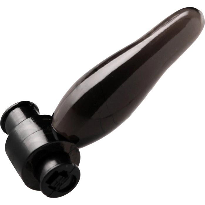Дымчатая анальная мини-пробка с вибропулей Vibrating Bum Tickler Mini Anal Plug - 6,3 см - Trinity Vibes. Фотография 2.