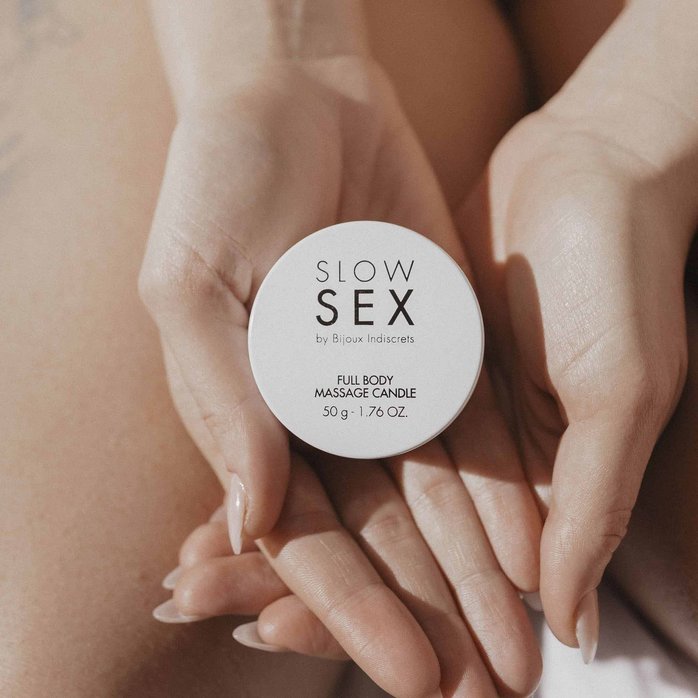Массажная свеча для всего тела Slow Sex - 50 гр. Фотография 8.