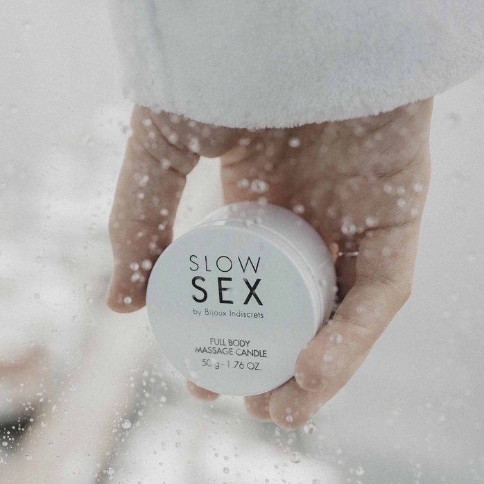Массажная свеча для всего тела Slow Sex - 50 гр. Фотография 9.