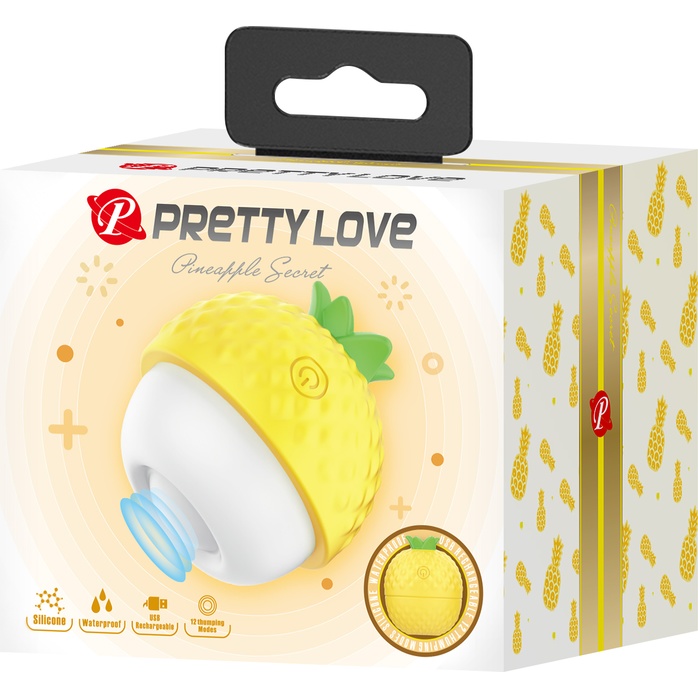 Желтый клиторальный стимулятор-ананас Pineapple Secret - Pretty Love. Фотография 10.