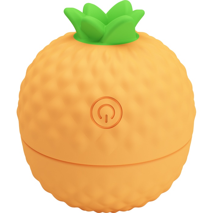 Оранжевый клиторальный стимулятор-ананас Pineapple Secret. Фотография 5.