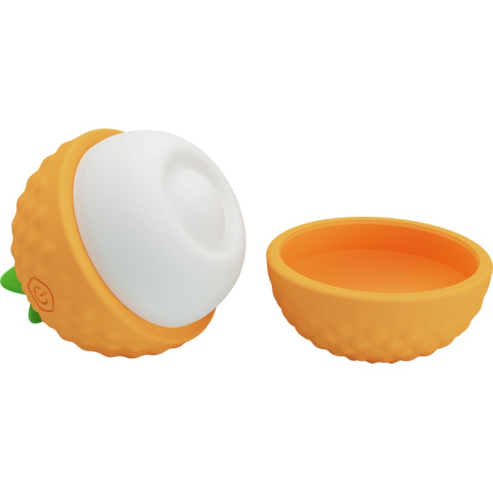 Оранжевый клиторальный стимулятор-ананас Pineapple Secret. Фотография 6.