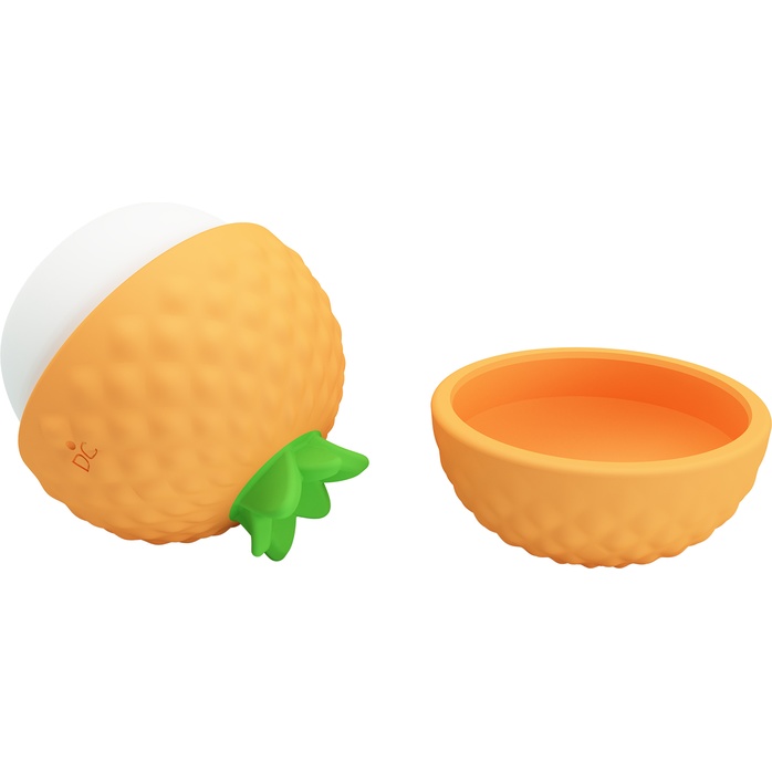 Оранжевый клиторальный стимулятор-ананас Pineapple Secret. Фотография 7.
