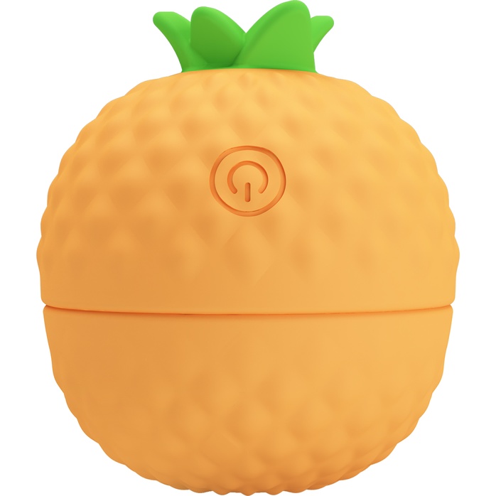 Оранжевый клиторальный стимулятор-ананас Pineapple Secret