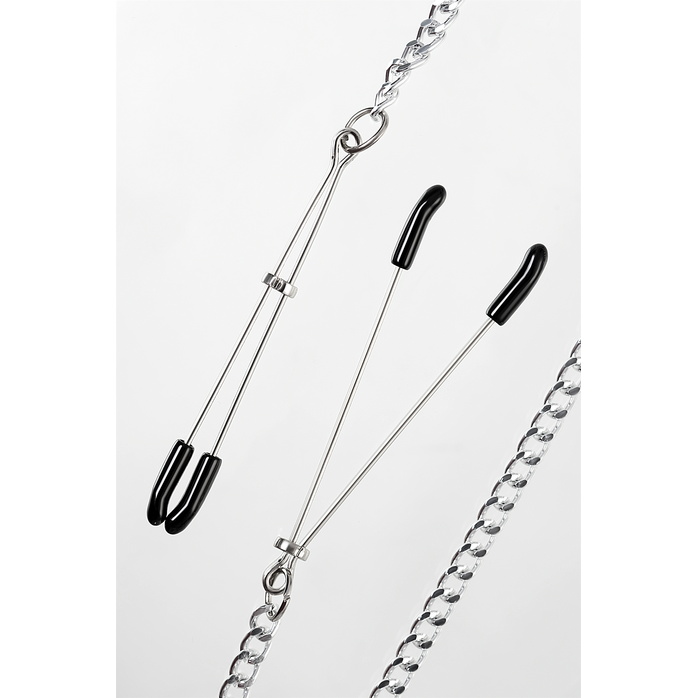 Зажимы на соски «Вилки» на цепочке. Фотография 4.