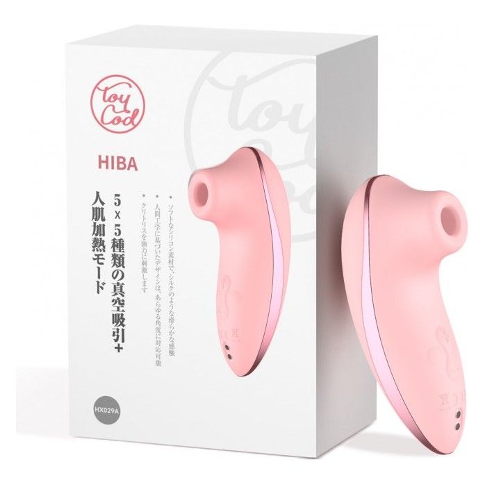 Вакуумный стимулятор клитора Hiba с функцией нагрева и управлением через приложение. Фотография 10.