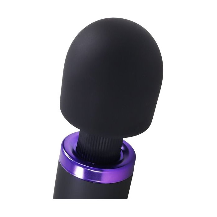 Черный жезловый вибромассажёр Merci Power Wand. Фотография 3.