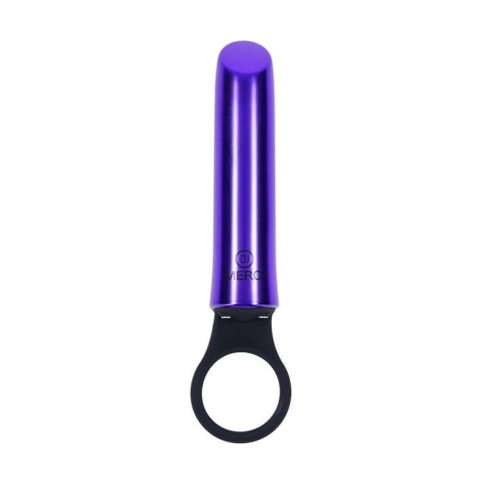 Мини-вибратор Merci Power Play со скошенным кончиком - 13,3 см