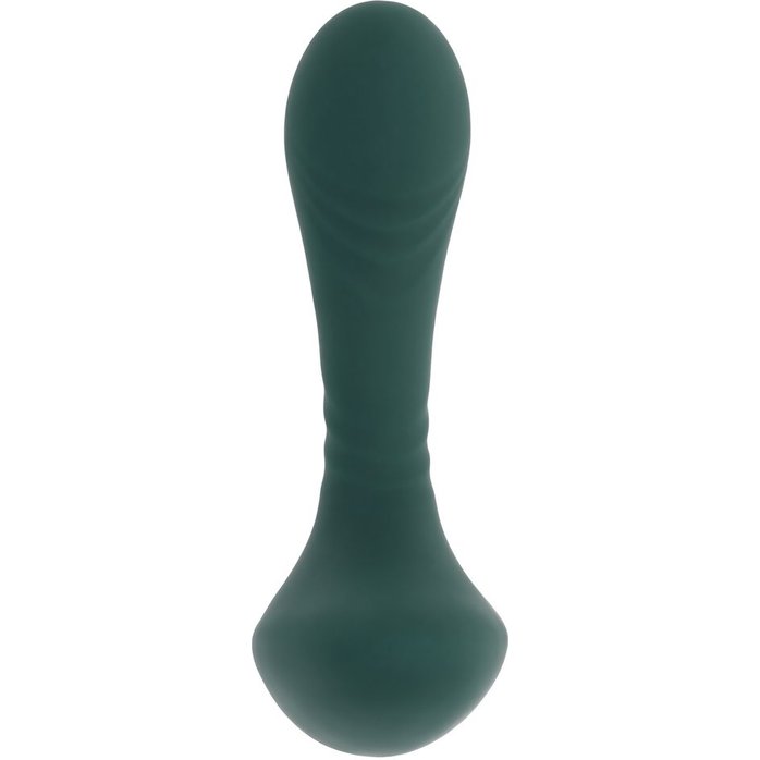 Изумрудный вибромассажёр простаты Goes Anywhere - 12,3 см. Фотография 2.